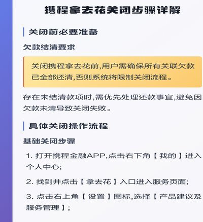 携程拿去花怎么关闭自动还款